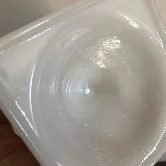 Vtg E.O. Brody Milk  Glass Compote - Picture 9 of 13